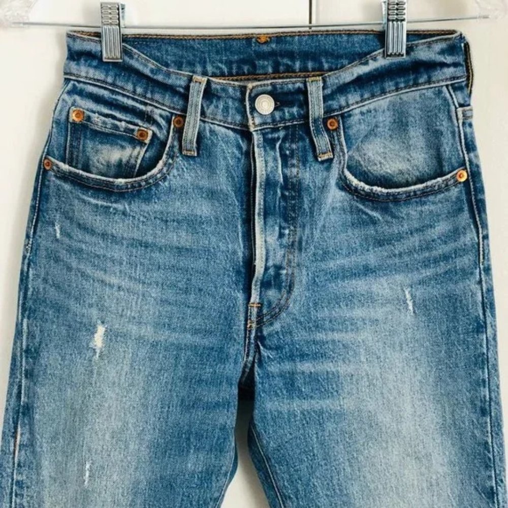 Levi's 501 Skinny (501S) Jeans 24x28 Post Modern Blues